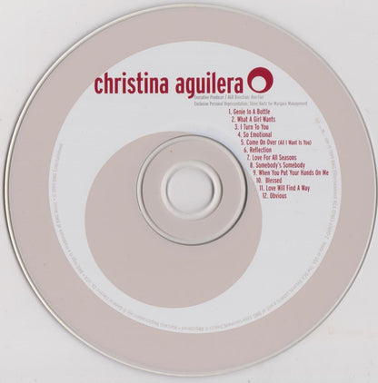Christina Aguilera : Christina Aguilera (CD, Album, Son)
