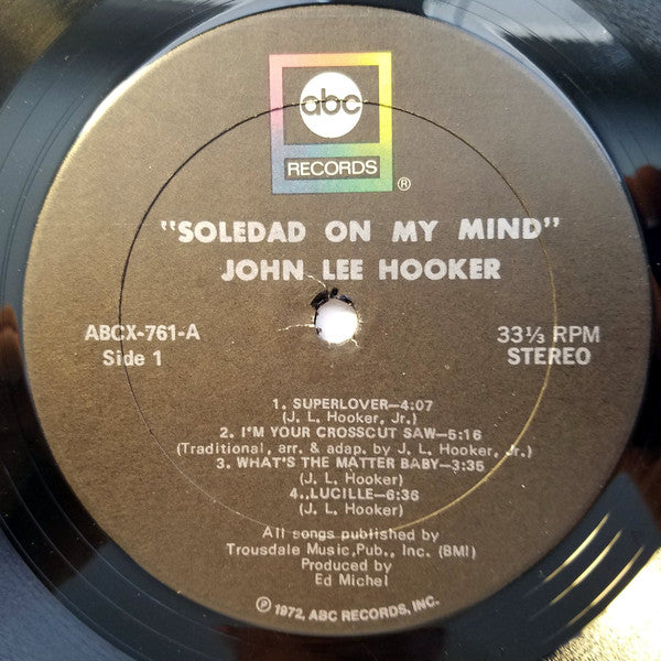 John Lee Hooker : Live At Soledad Prison (LP, Album)