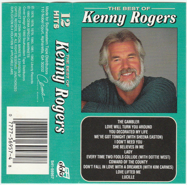 Kenny Rogers : The Best Of Kenny Rogers (Cass, Comp)