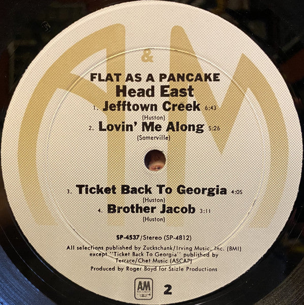 Head East : Flat As A Pancake (LP, Album, Mon)