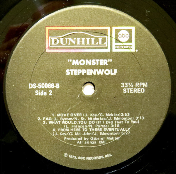 Steppenwolf : Monster (LP, Album, RE, Gat)