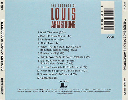 Louis Armstrong : The Essence Of Louis Armstrong (CD, Comp)