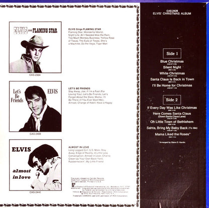 Elvis Presley : Elvis' Christmas Album (LP, Mono, RE)