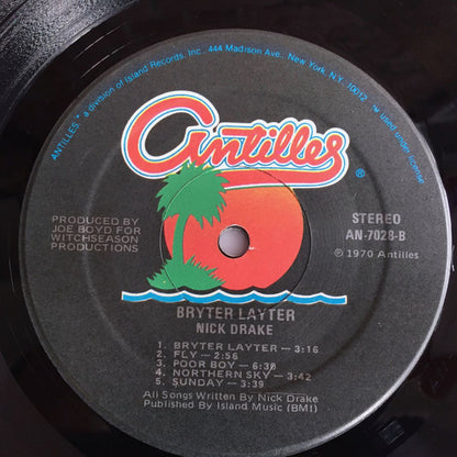 Nick Drake : Bryter Layter (LP, Album, RE)