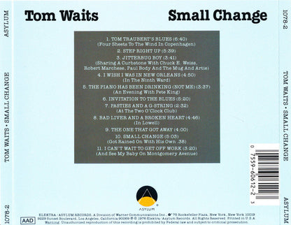 Tom Waits : Small Change (CD, Album, RE, RP)