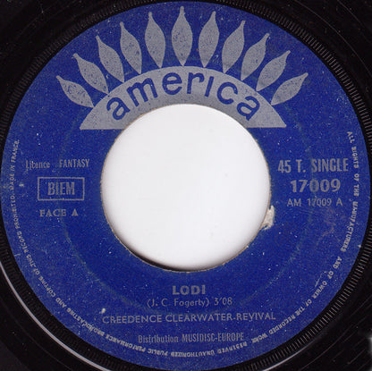 Creedence Clearwater Revival : Bad Moon Rising / Lodi (7", Single)
