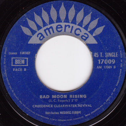 Creedence Clearwater Revival : Bad Moon Rising / Lodi (7", Single)