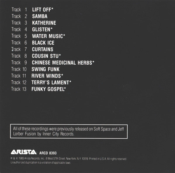 Jeff Lorber Fusion* : Lift Off (CD, Comp, RE)