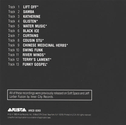 Jeff Lorber Fusion* : Lift Off (CD, Comp, RE)