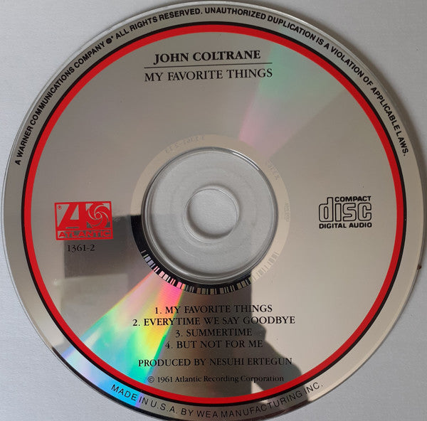 John Coltrane : My Favorite Things (CD, Album, RE, RP)