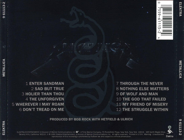 Metallica : Metallica (CD, Album, RP, SRC)