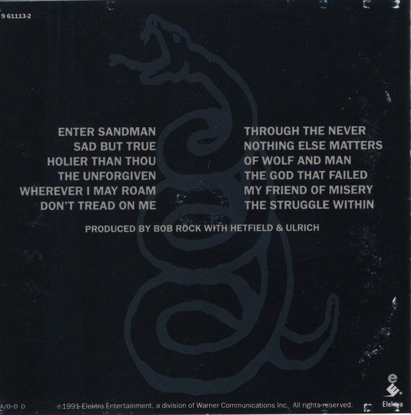 Metallica : Metallica (CD, Album, RP, SRC)