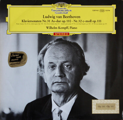 Ludwig Van Beethoven, Wilhelm Kempff : Klaviersonate Nr. 31 As-dur Op. 110, Klaviersonate Nr. 32 C-moll Op. 111 (LP, Album, Red)