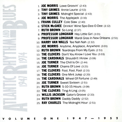 Various : Atlantic Rhythm & Blues 1947-1974, Volume 1 1947-1952 (CD, Comp)