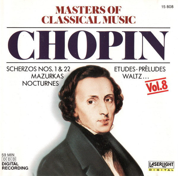 Chopin* : Masters Of Classical Music, Vol.8: Chopin (CD, Comp)