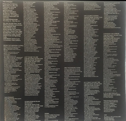 Billy Joel : The Stranger (LP, Album, Pit)