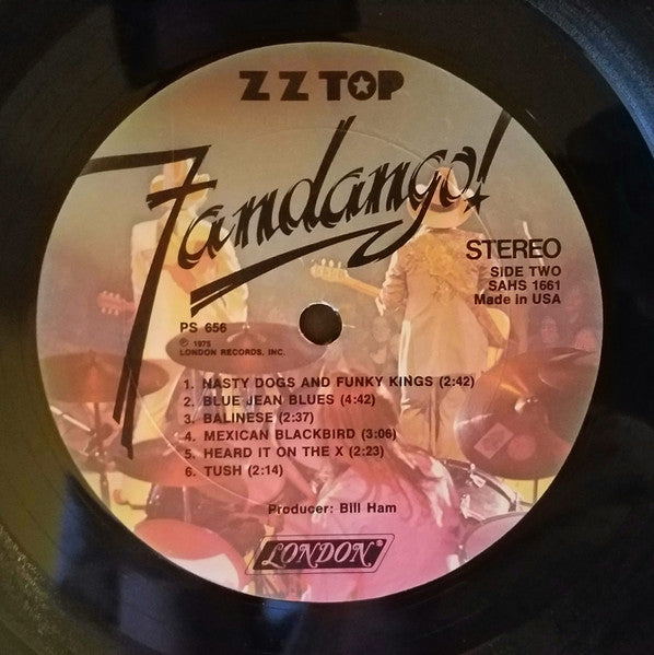 ZZ Top : Fandango! (LP, Album, Pet)