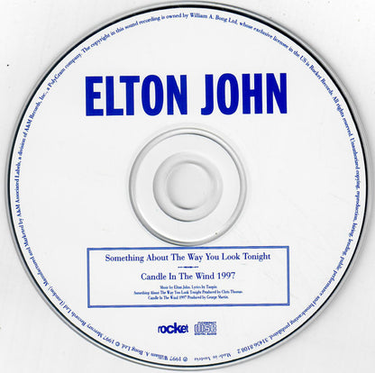 Elton John : Something About The Way You Look Tonight / Candle In The Wind 1997 (CD, Single)