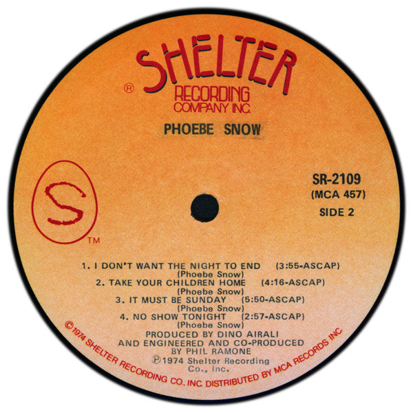 Phoebe Snow : Phoebe Snow (LP, Album, Pin)
