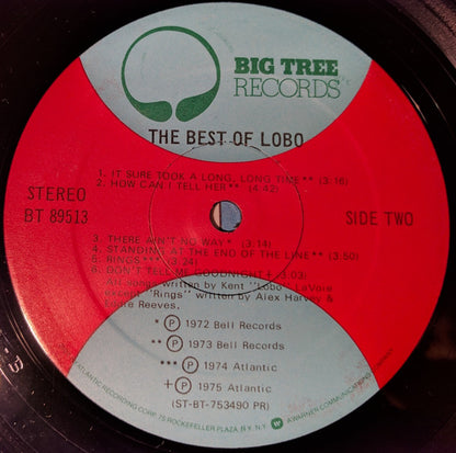 Lobo (3) : The Best Of Lobo (LP, Comp, PR )