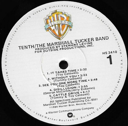 The Marshall Tucker Band : Tenth (LP, Album, Win)