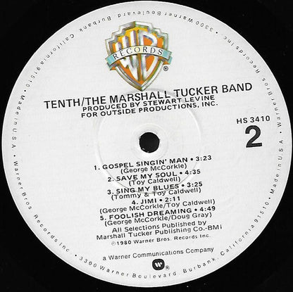 The Marshall Tucker Band : Tenth (LP, Album, Win)