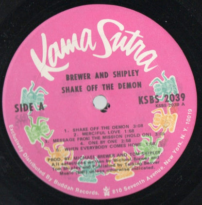 Brewer And Shipley : Shake Off The Demon (LP, Album, ARP)