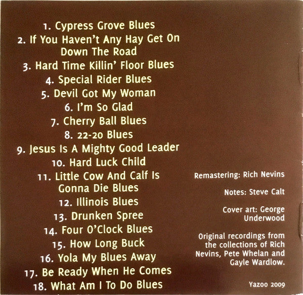 Skip James : The Complete Early Recordings 1930 (CD, Comp, RE, RM)