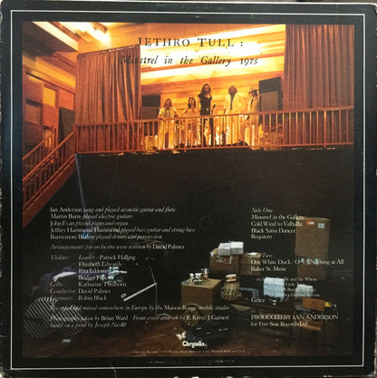 Jethro Tull : Minstrel In The Gallery (LP, Album, Pit)