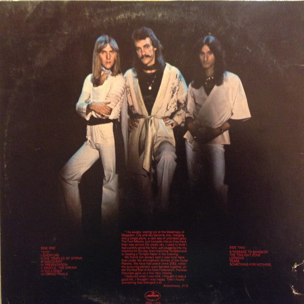 Rush : 2112 (LP, Album, RE, Gat)