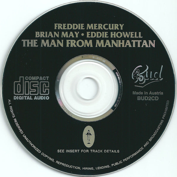 Freddie Mercury · Brian May · Eddie Howell : The Man From Manhattan (CD, Single)