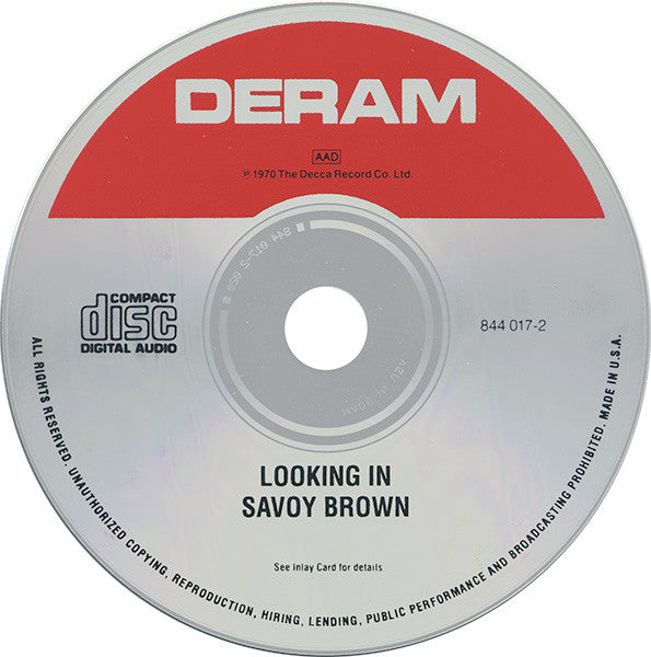 Savoy Brown : Looking In (CD, Album, RE, RM)