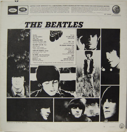 The Beatles : Rubber Soul (LP, Album, RP, Scr)