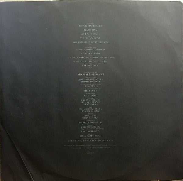 Billy Joel : Piano Man (LP, Album, RE, RP, Pit)