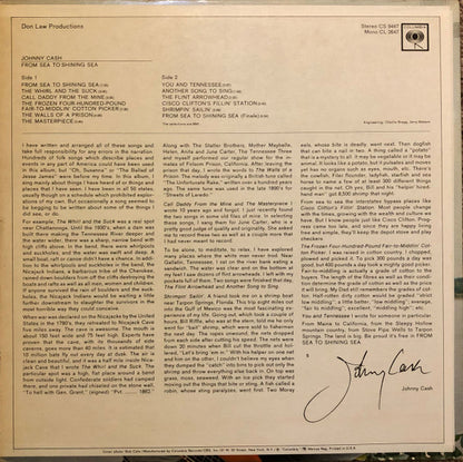 Johnny Cash : From Sea To Shining Sea (LP, Album)