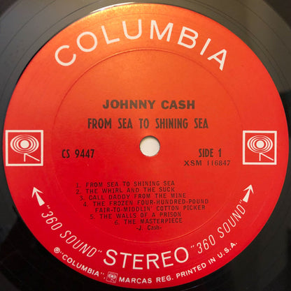 Johnny Cash : From Sea To Shining Sea (LP, Album)