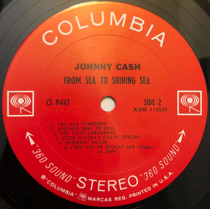 Johnny Cash : From Sea To Shining Sea (LP, Album)