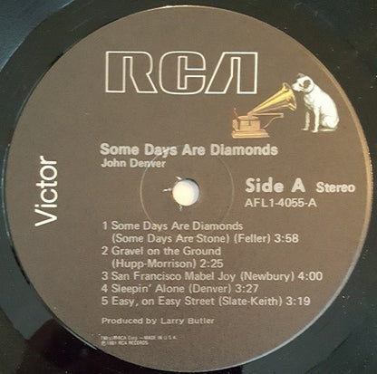 John Denver : Some Days Are Diamonds (LP, Album, Ind)