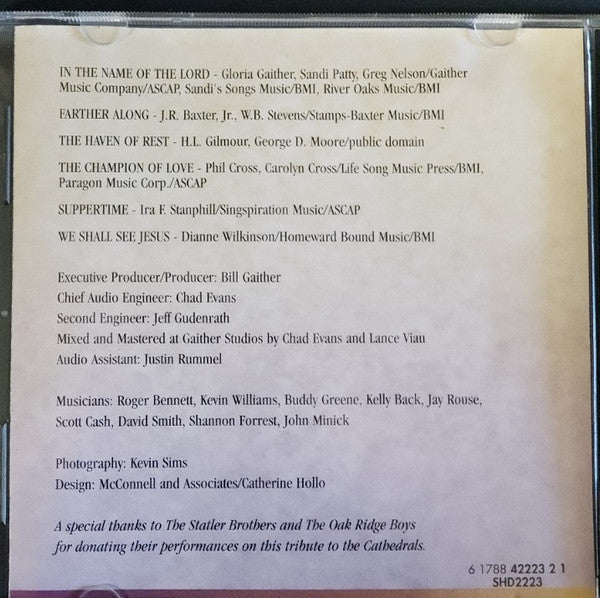The Cathedrals : A Farewell Celebration (CD, Album)