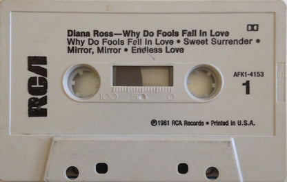 Diana Ross : Why Do Fools Fall In Love (Cass, Album)