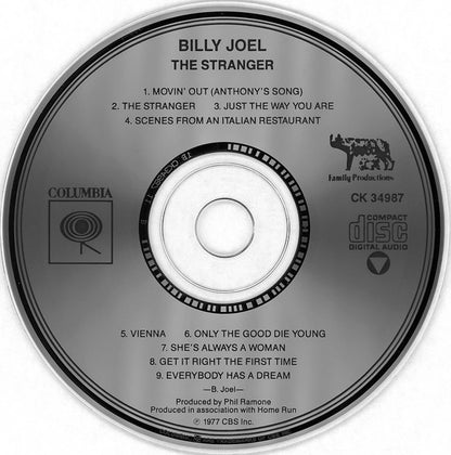 Billy Joel : The Stranger (CD, Album, RE, Pit)