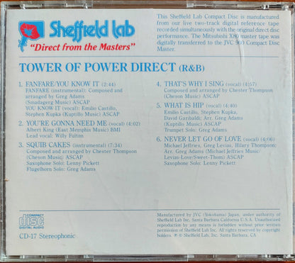 Tower Of Power : Direct (CD, Album, Ltd, JVC)