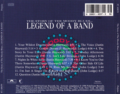 The Moody Blues : The Story Of The Moody Blues...Legend Of A Band (CD, Comp, Club, RE)