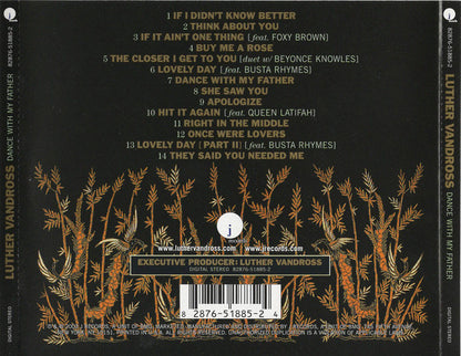 Luther Vandross : Dance With My Father (CD, Album)