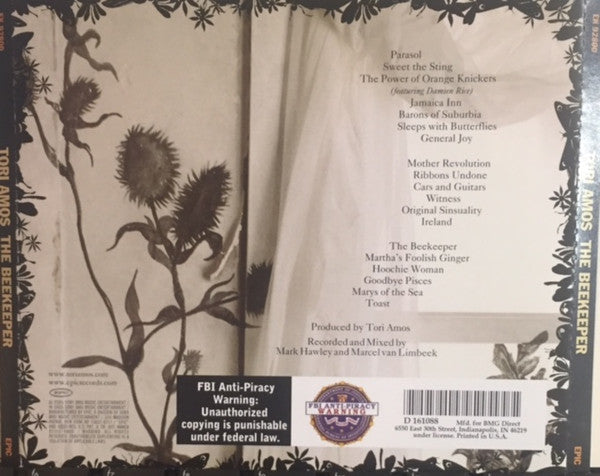 Tori Amos : The Beekeeper (CD, Album, Club)