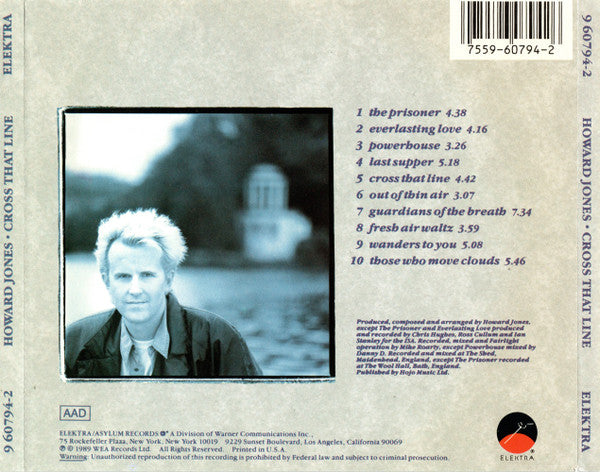 Howard Jones : Cross That Line (CD, Album, Spe)