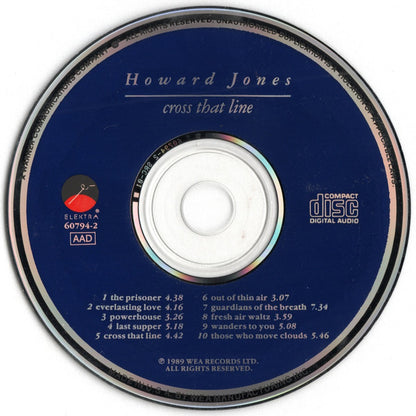 Howard Jones : Cross That Line (CD, Album, Spe)