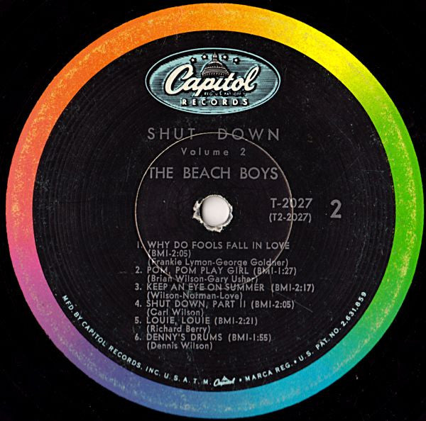 Buy The Beach Boys : Shut Down Volume 2 (LP, Album, Mono, Scr