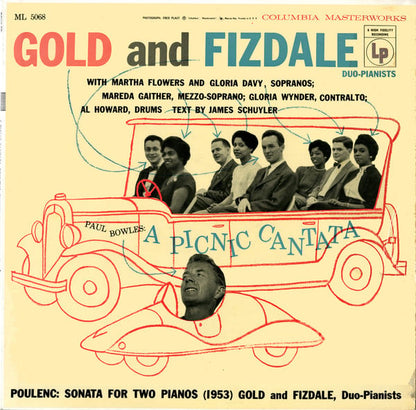 Paul Bowles / Francis Poulenc / Gold* and Fizdale* : A Picnic Cantata / Sonata For Two Pianos (LP)