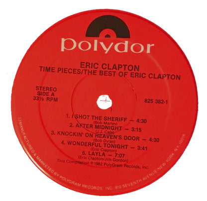 Eric Clapton : Time Pieces - The Best Of Eric Clapton (LP, Comp, RE)